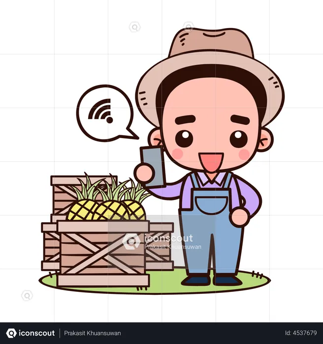 Smart farming  Illustration