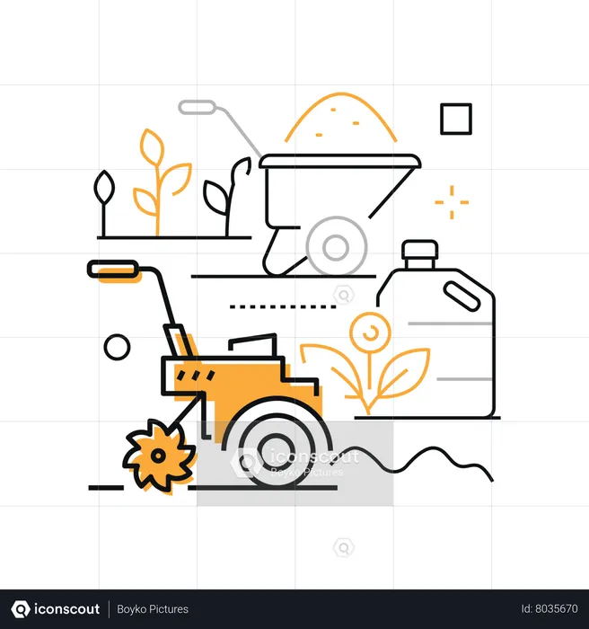 Smart Farming  Illustration