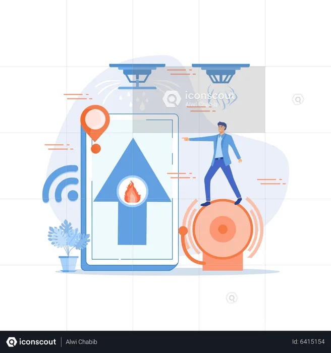 Smart home app  Illustration