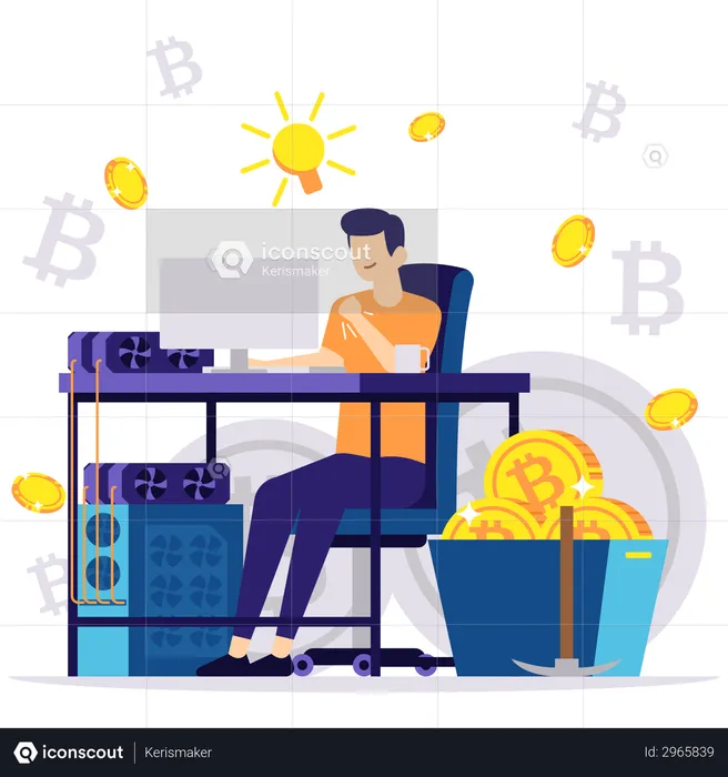 Smart Mining  Illustration