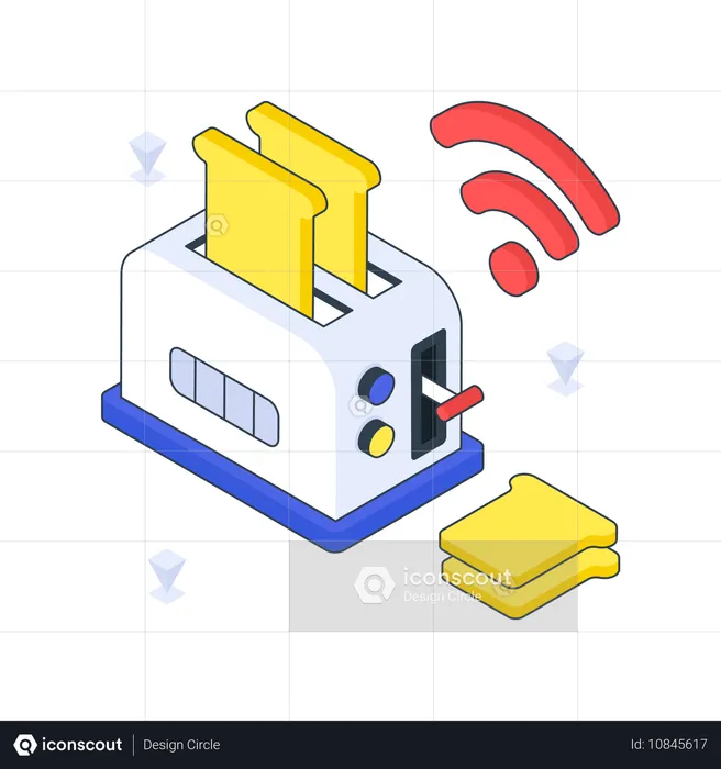 스마트 토스터  일러스트레이션