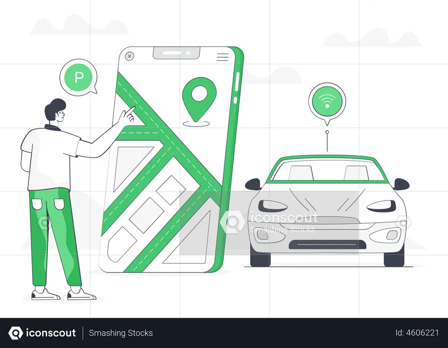 Smart Transport  Illustration