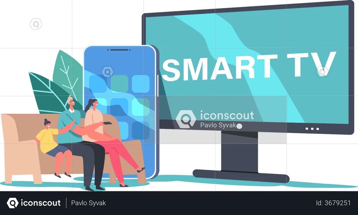 Smart TV  Ilustração