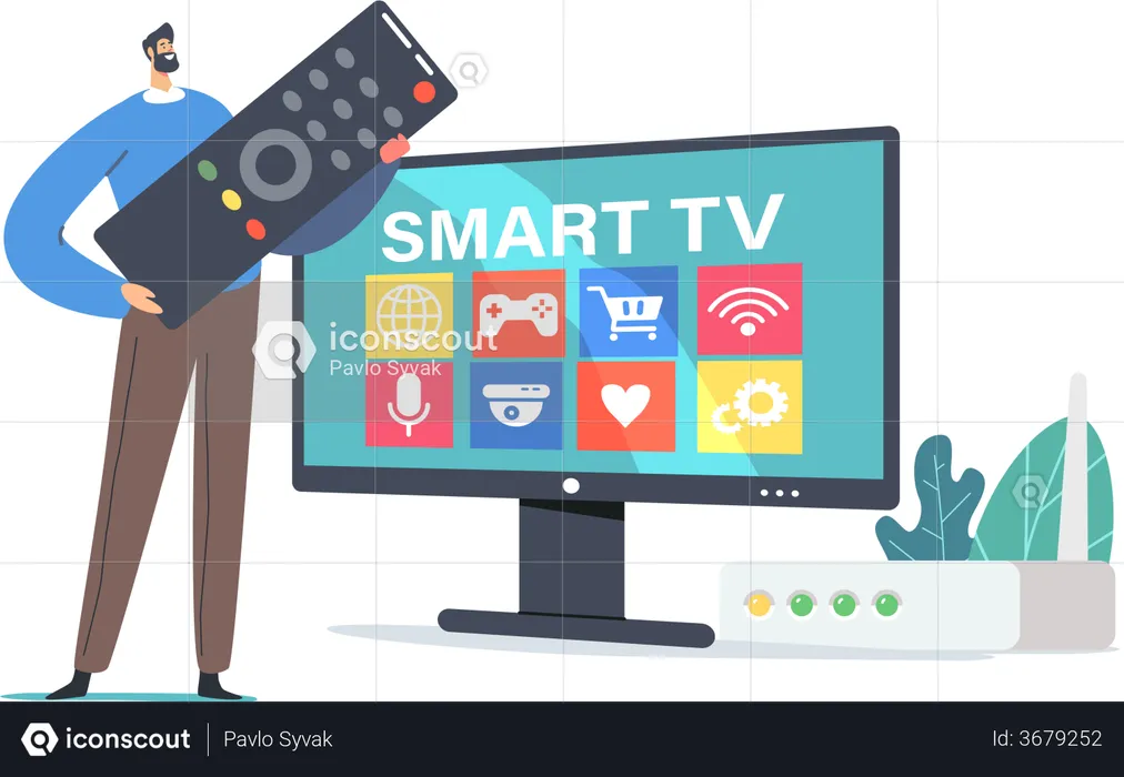 Smart TV  Illustration