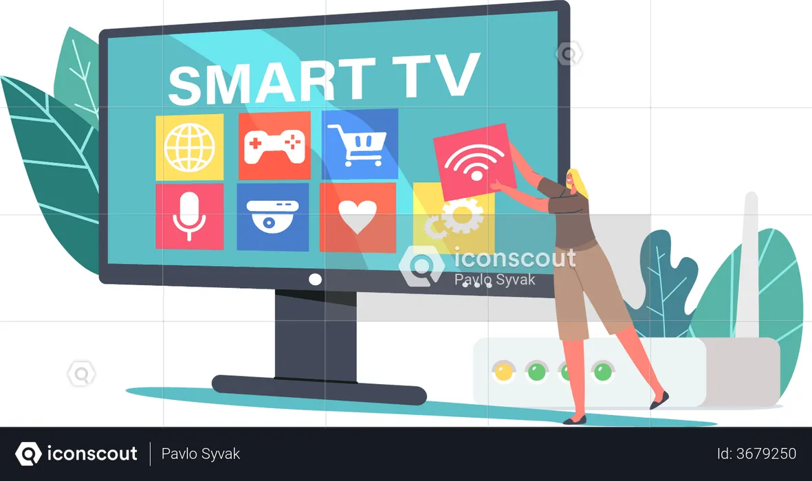 Smart Tv  Illustration