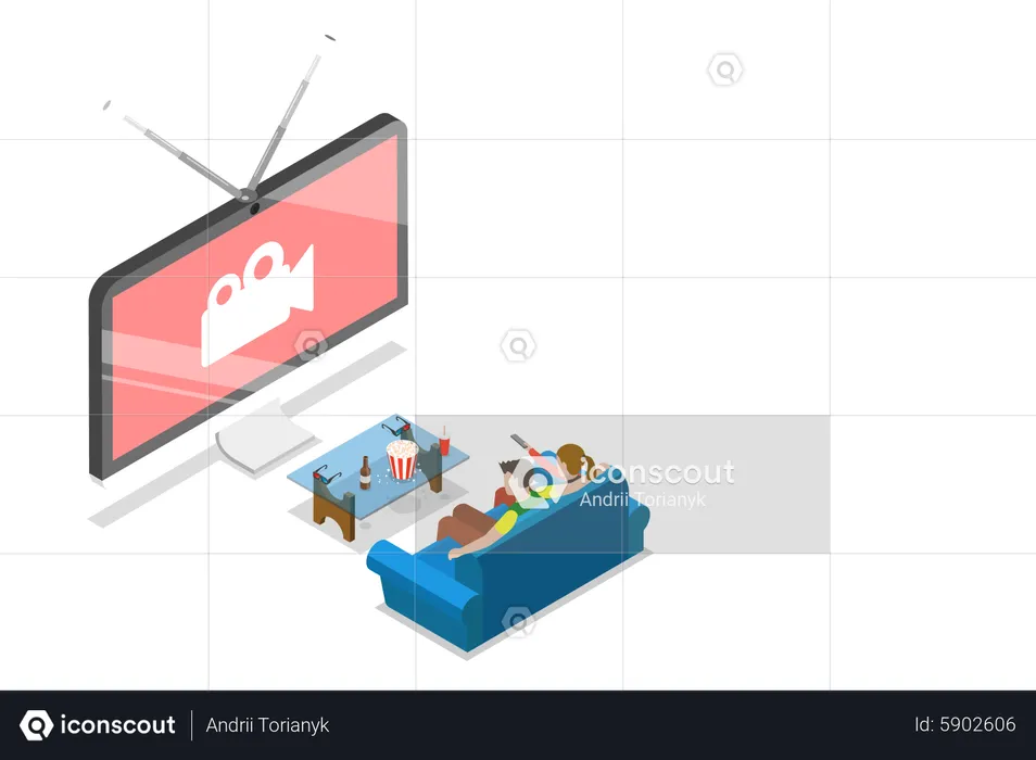 Smart TV  Illustration