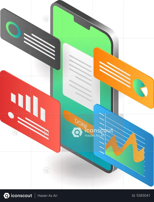 Smartphone data analysis  Illustration