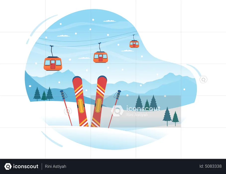 Snowboarding  Ilustración