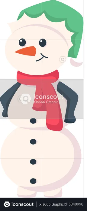 Snowman Christmas  Illustration