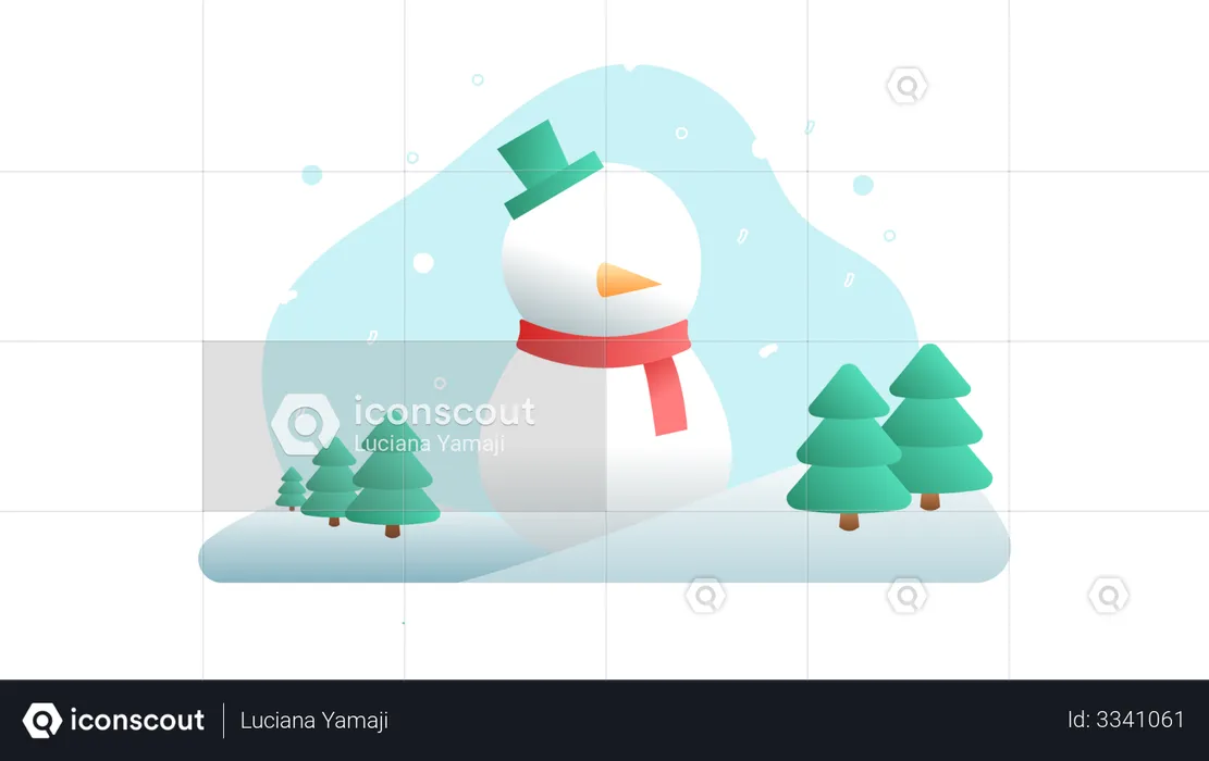 Snowman  Illustration