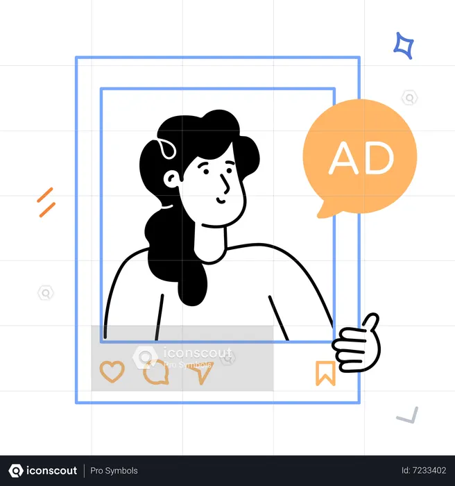 Social Advertising  Illustration