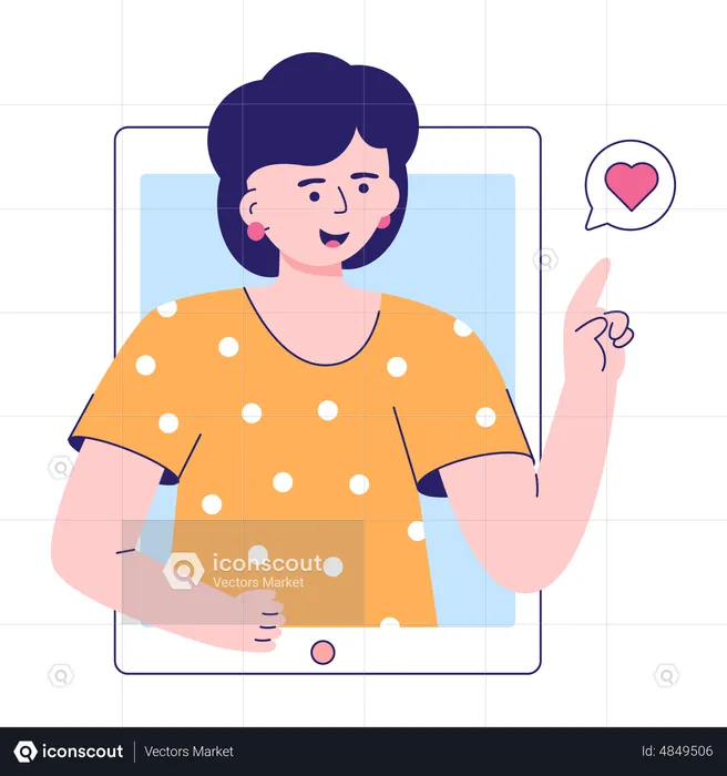 Social Media Post  Illustration