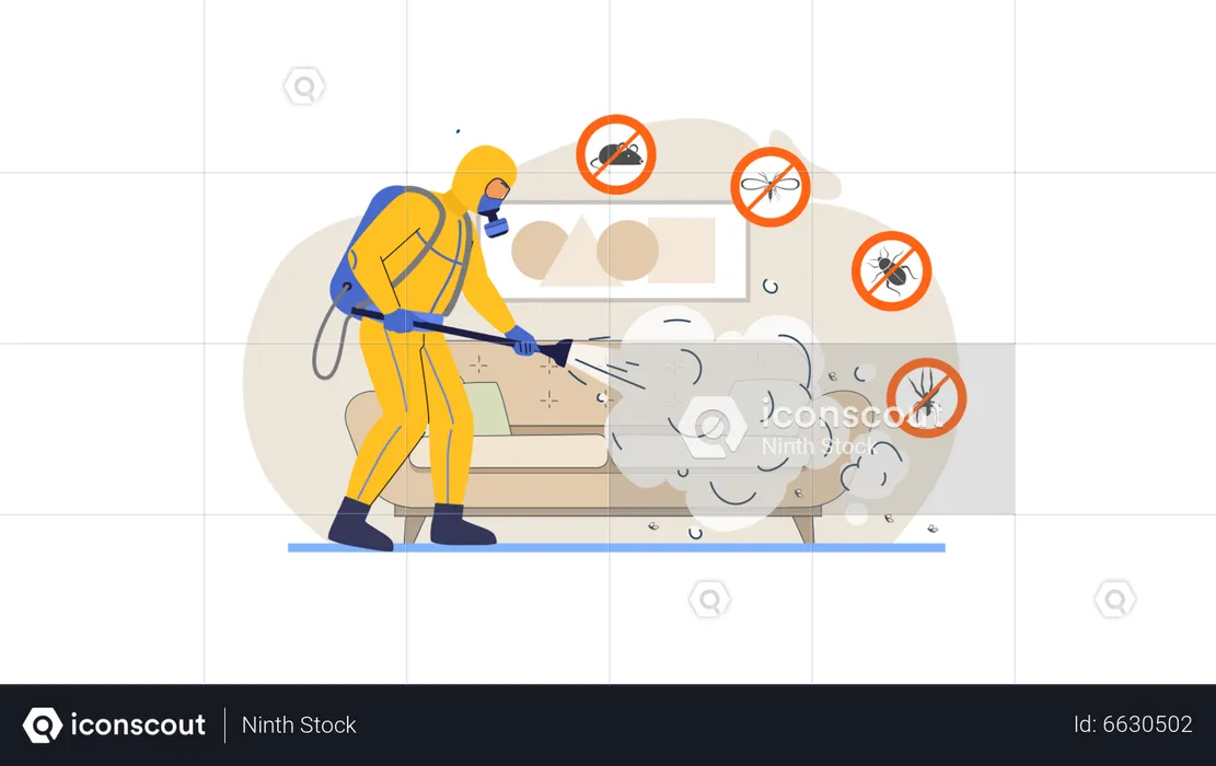 Sofa Cleaning Service  Illustration