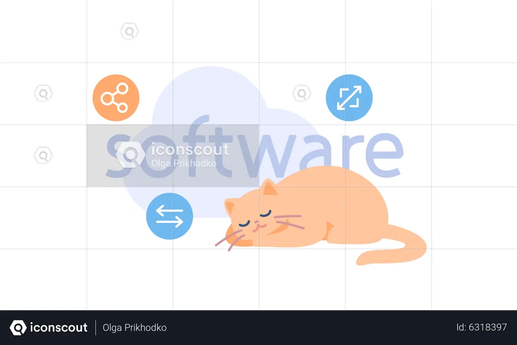 Software como servicio  Ilustración