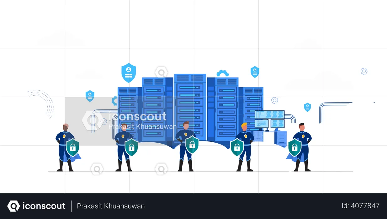 Software-Datensicherheit  Illustration