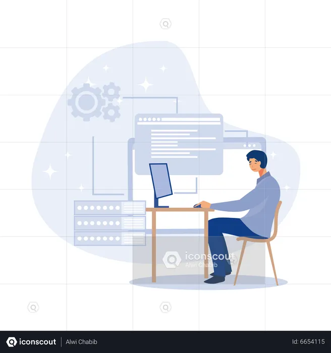 Software Development  Illustration