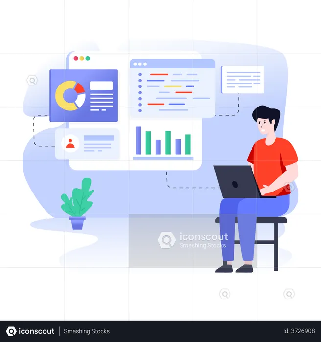 Software Development  Illustration
