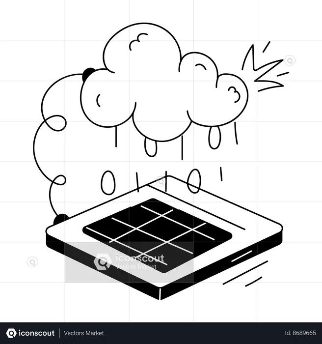 Software en la nube  Ilustración