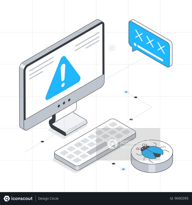 Software Error  Illustration