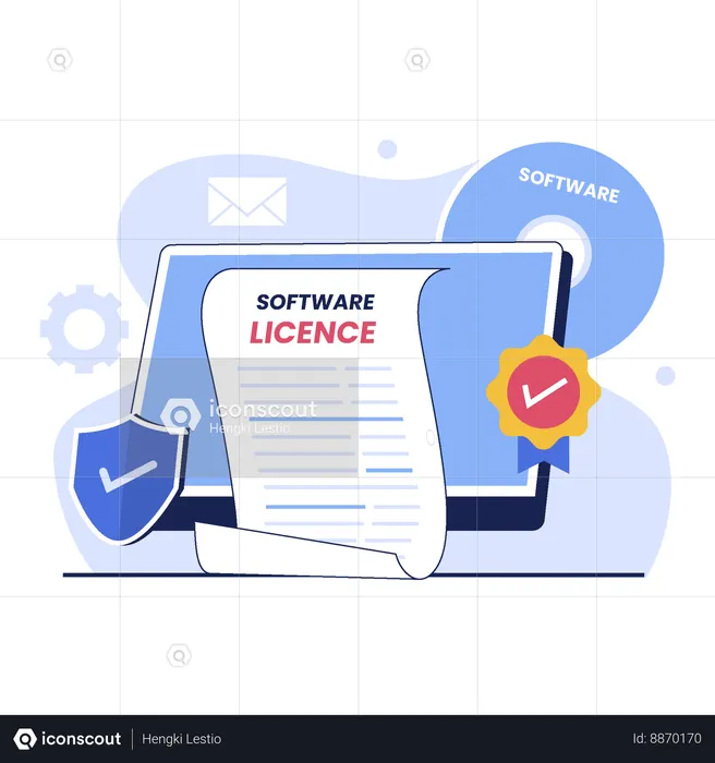 Software license  Illustration