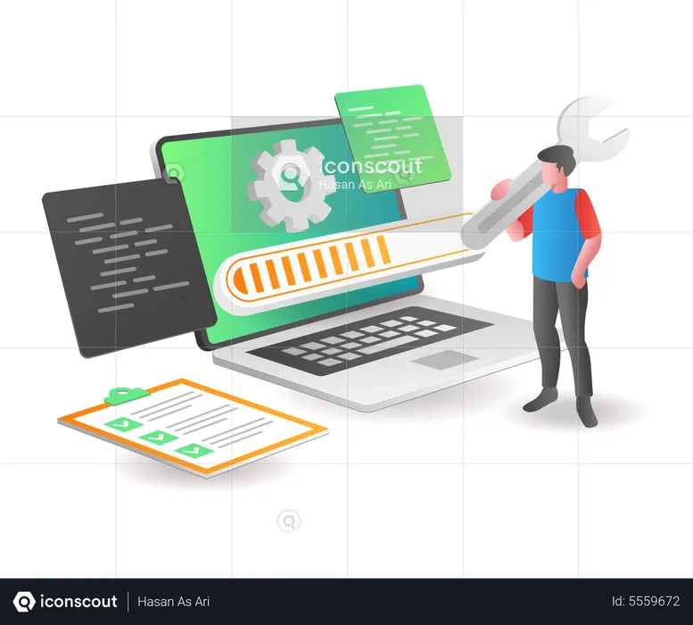 Software maintenance  Illustration