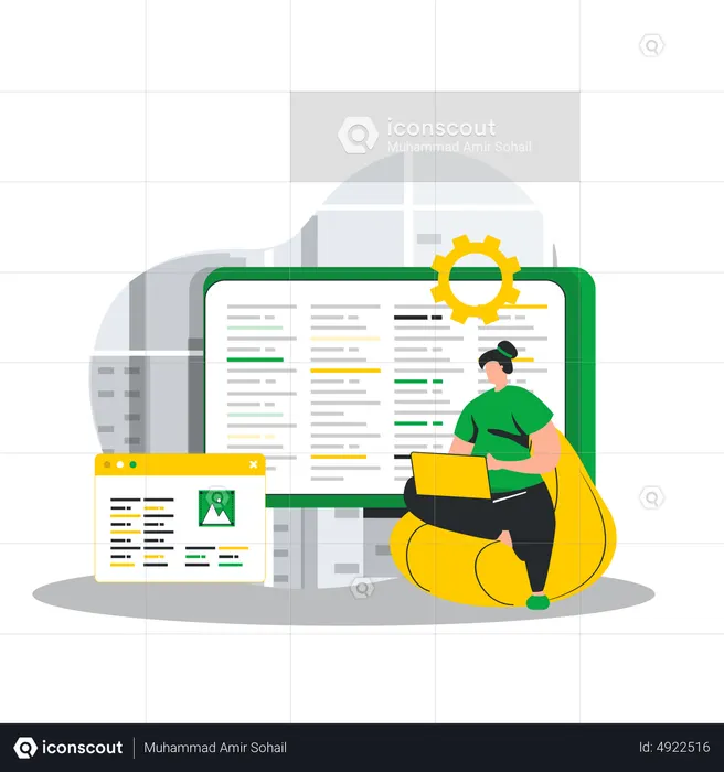 Software Programming  Illustration