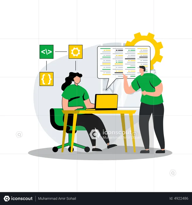 Software Programming  Illustration