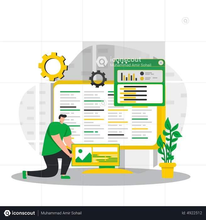 Software Programming  Illustration