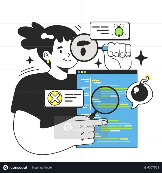Software testing and debugging  Illustration