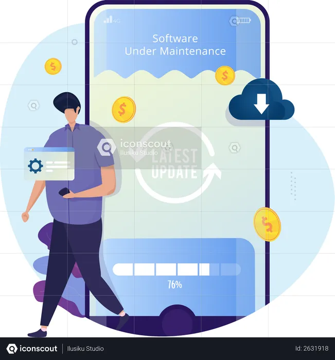 Software under maintenance  Illustration