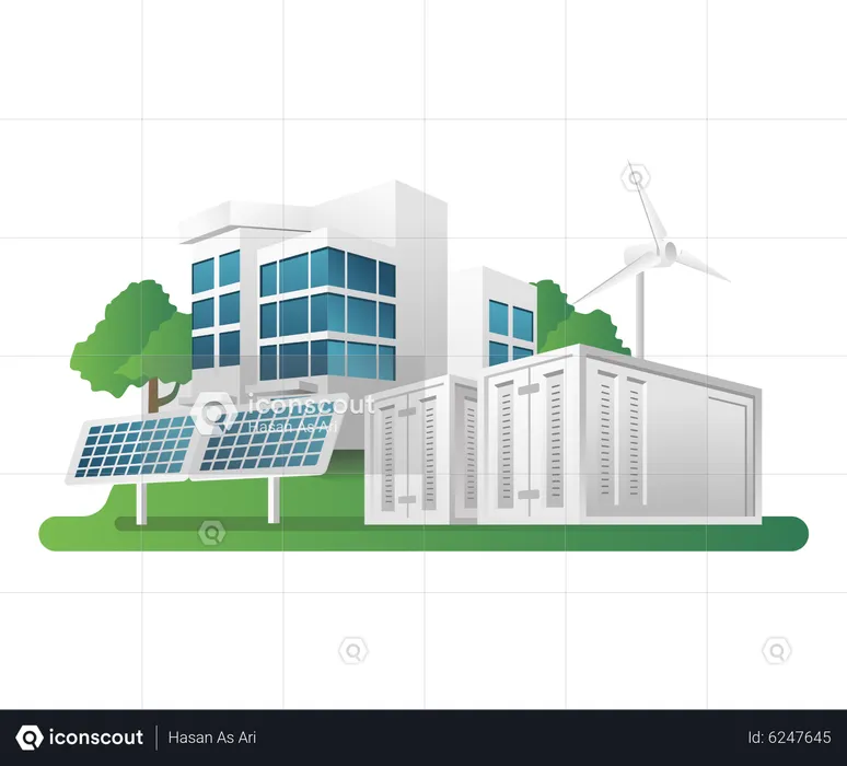 Solar energy  Illustration