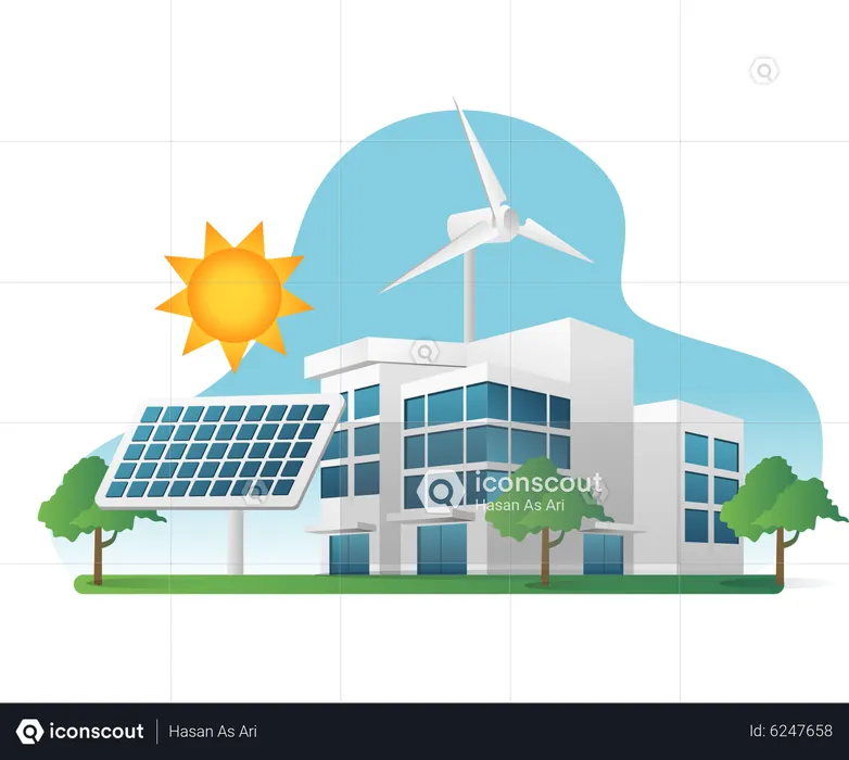 Solar Energy  Illustration