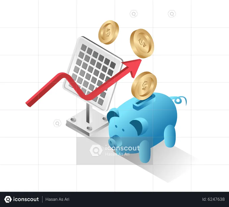 Solar energy more efficient  Illustration