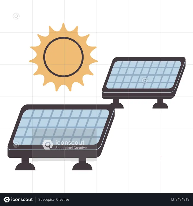 Solar Panel  Illustration