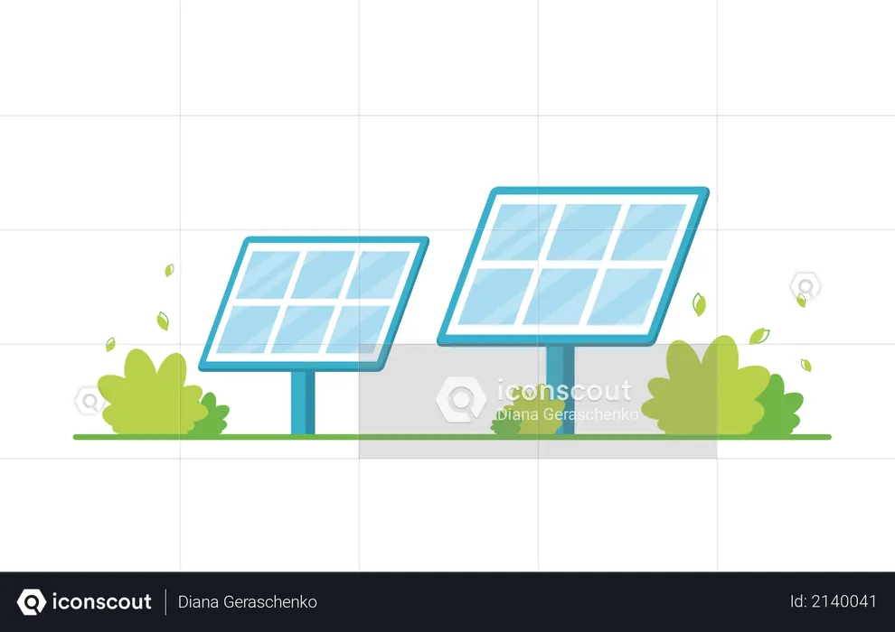 Solar panels  Illustration