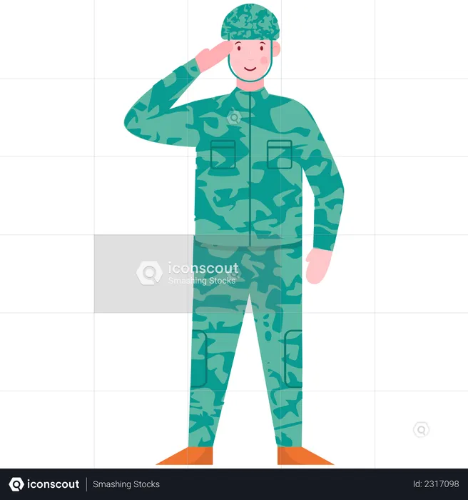 Soldado  Ilustração