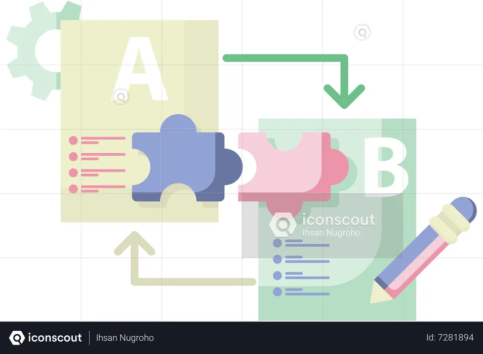 Resolução de problemas de negócios  Ilustração