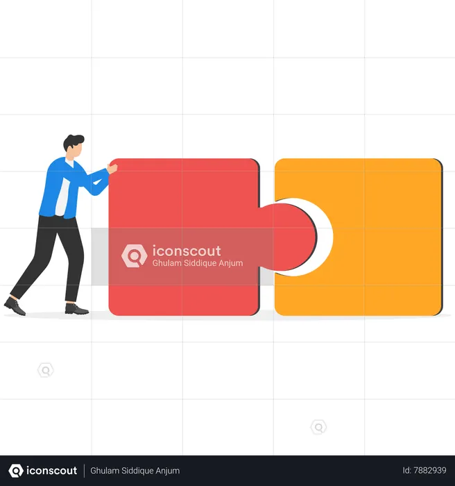 Solution d'entreprise  Illustration