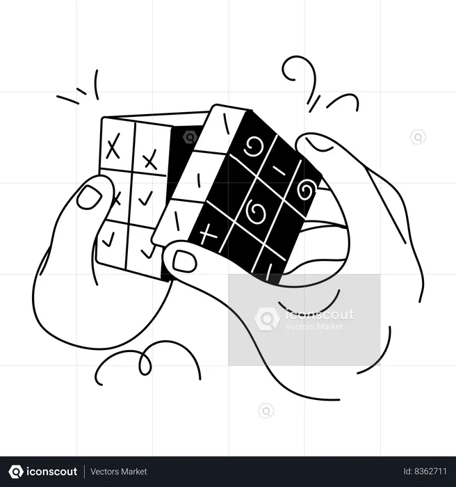 Solve Cube  Illustration