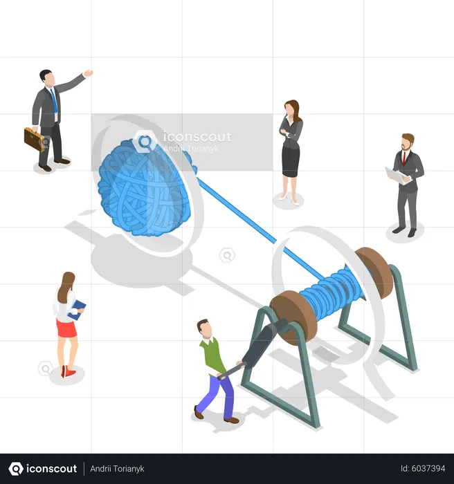 Solving business problem  Illustration