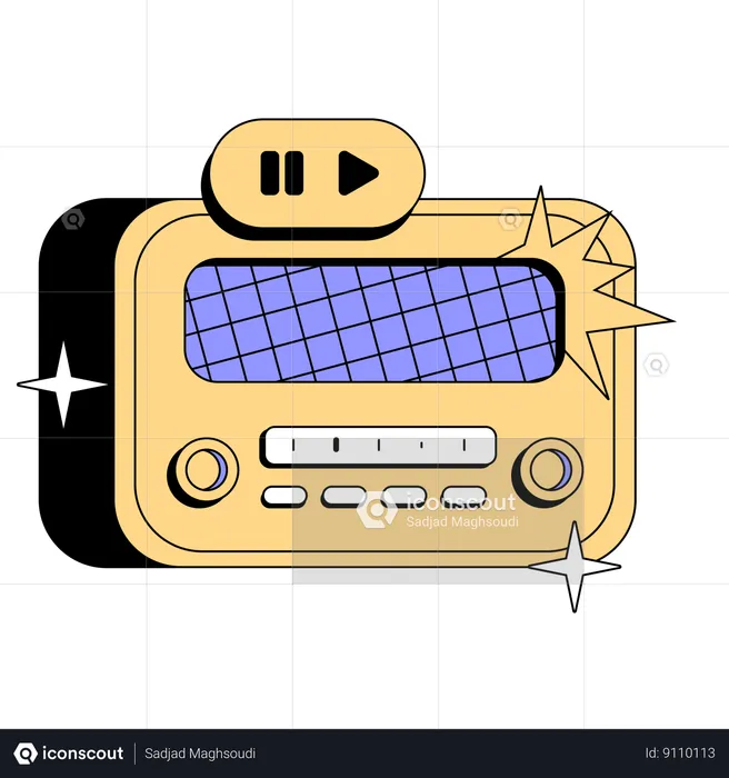 Sound Radio  Illustration