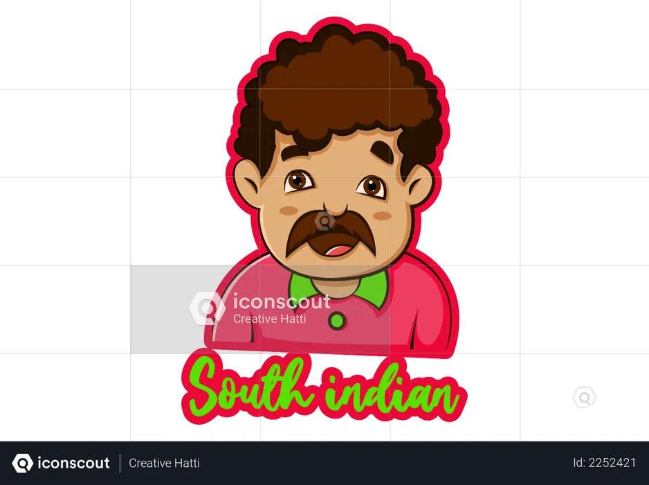 South Indian  Illustration