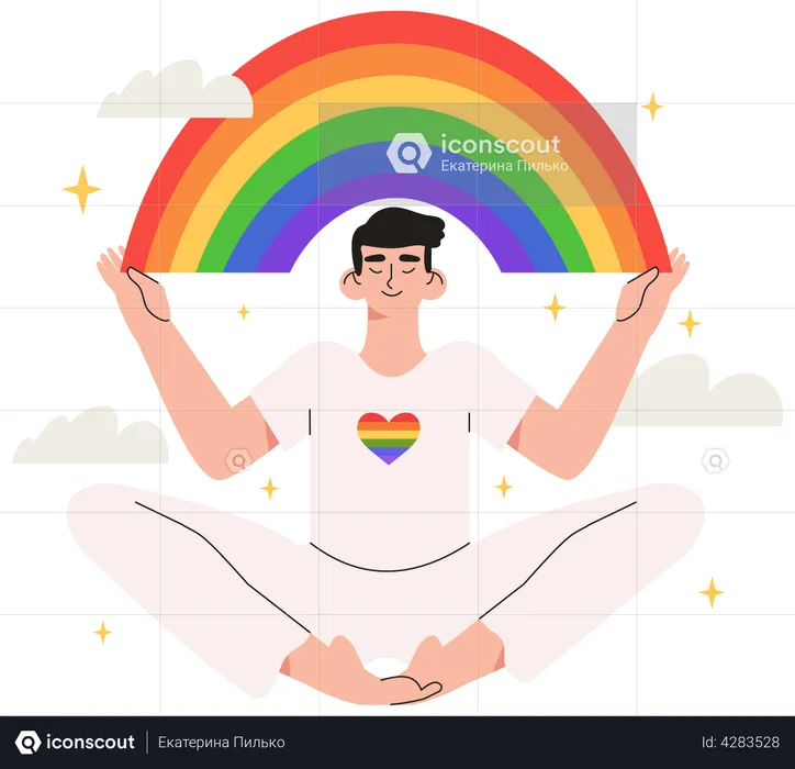 Soutenir la communauté LGBT  Illustration