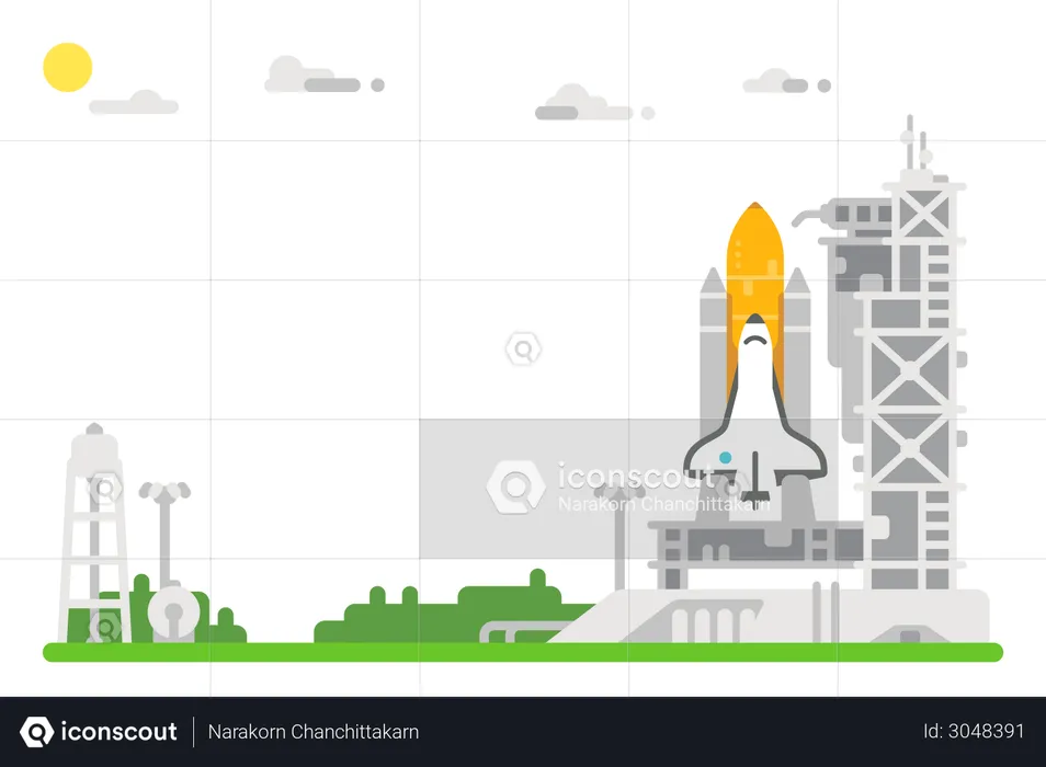 Space shuttle  Illustration