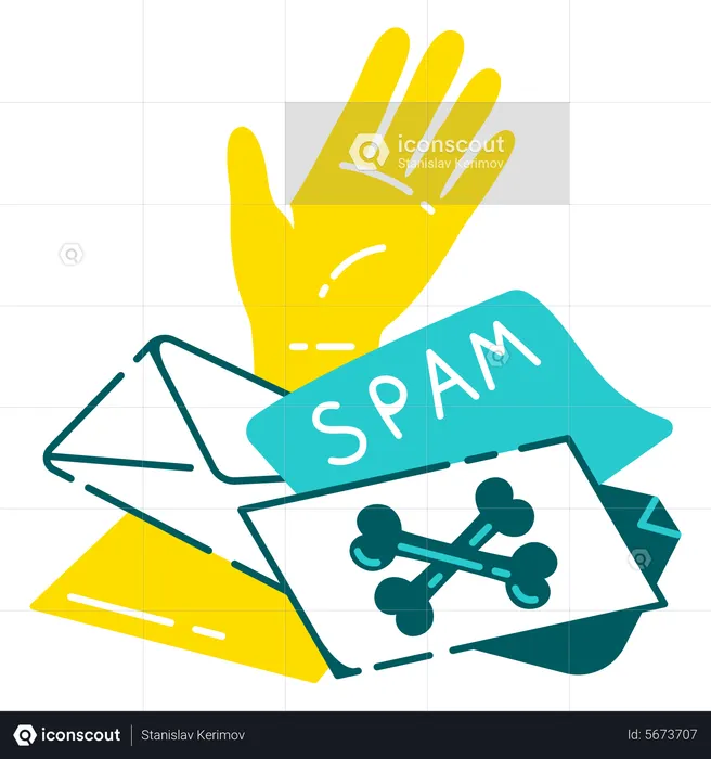 Spam Mailing  Illustration