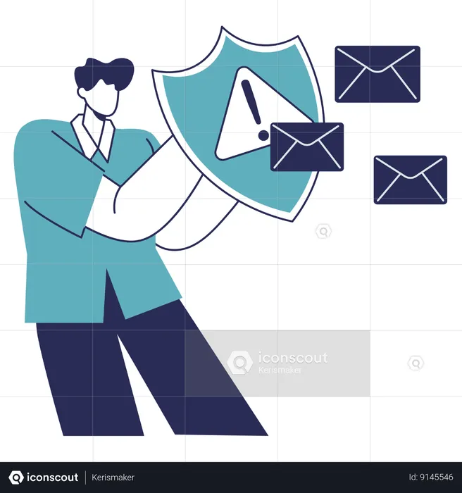 Spam Message  Illustration