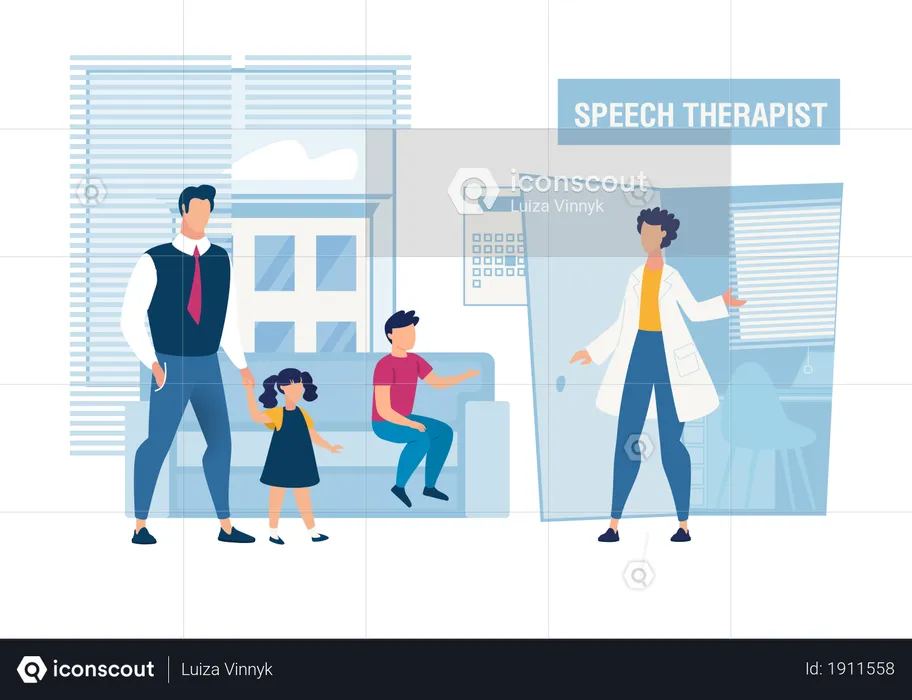 Speech Therapist  Illustration