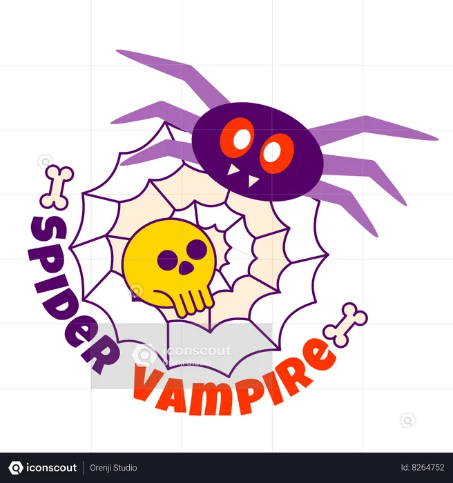 Spider vampire  Illustration