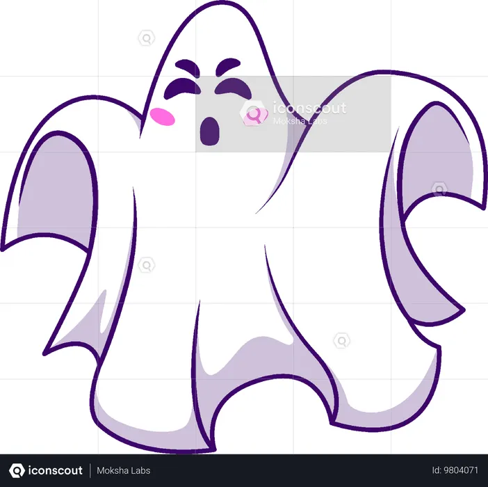 Spooky Ghost  Illustration