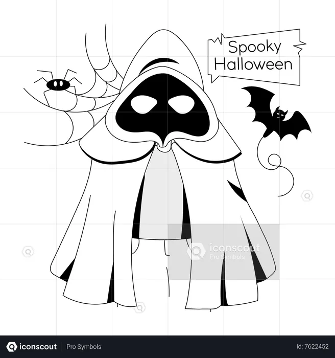 Spooky Halloween  Illustration